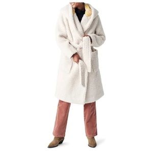 NWT Faherty Wonderland Sherpa Robe Coat size Large
